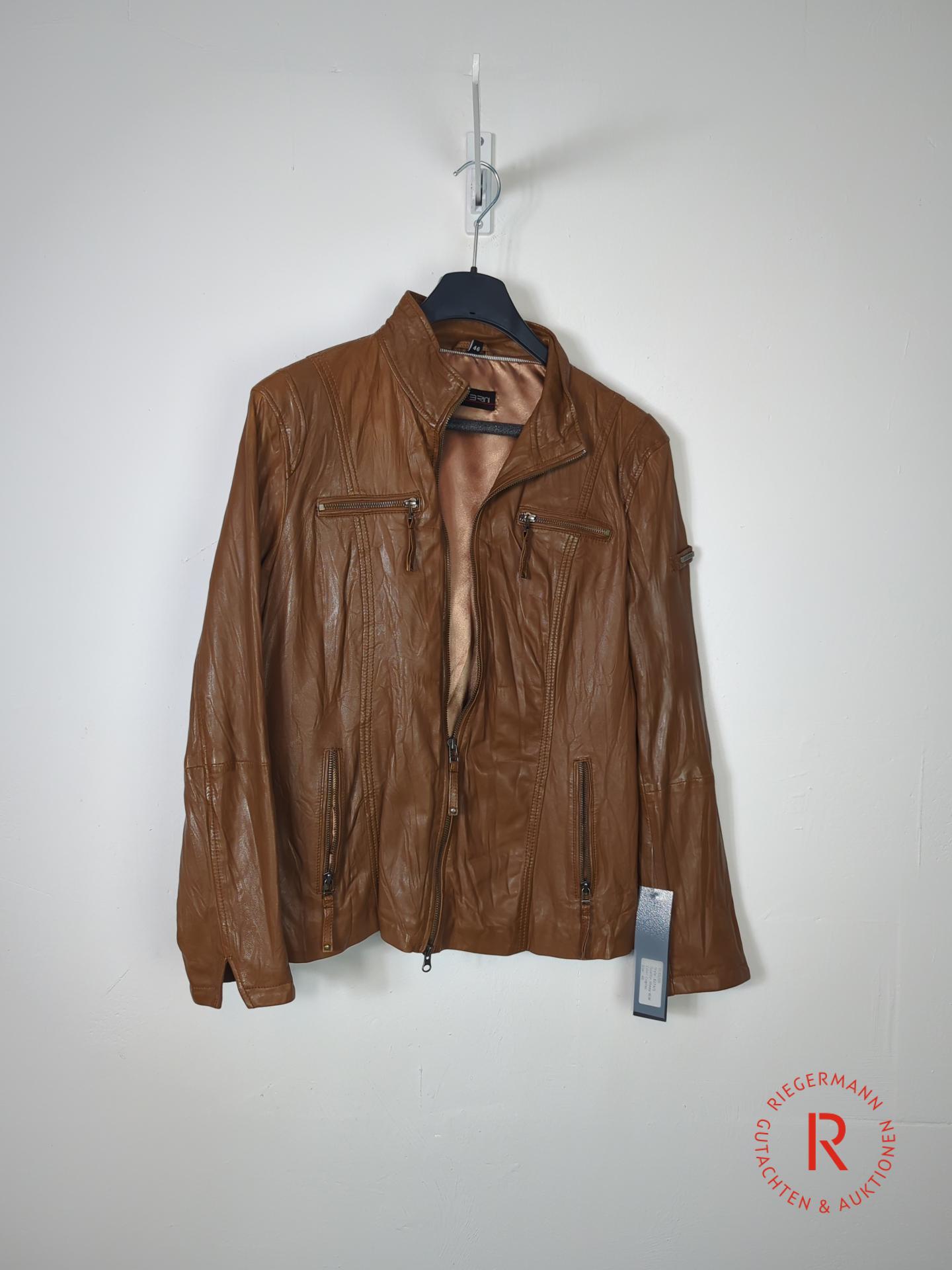 DAMEN LEDERJACKE GRÖSSE 46